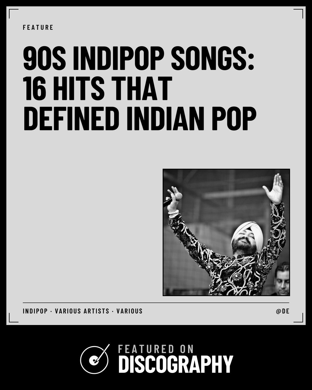 90s Indipop Songs: 16 Hits That Defined Indian Pop, featured on Discography