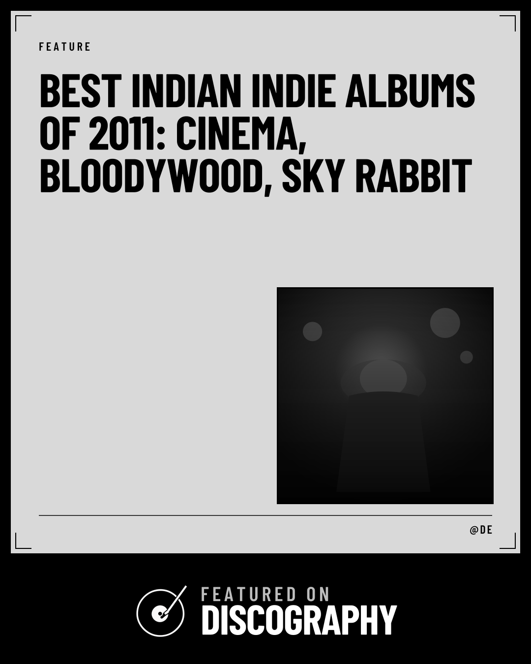 Best Indian Indie Albums of 2011: Cinema, Bloodywood, Sky Rabbit, featured on Discography