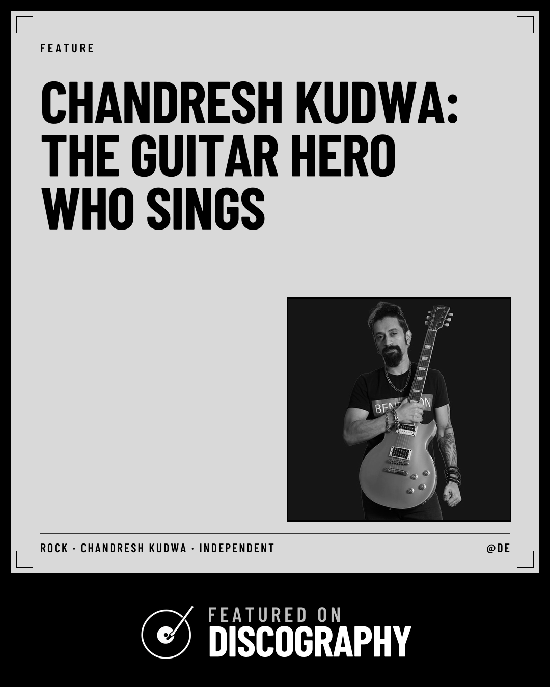 Chandresh Kudwa: The Guitar Hero Who Sings, featured on Discography