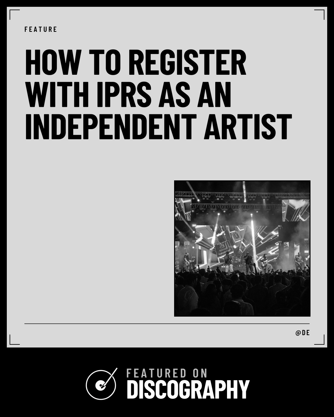 How to Register With IPRS as an Independent Artist, featured on Discography
