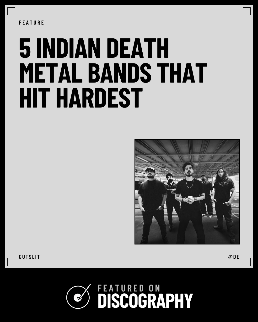 5 Indian Death Metal Bands That Hit Hardest, featured on Discography