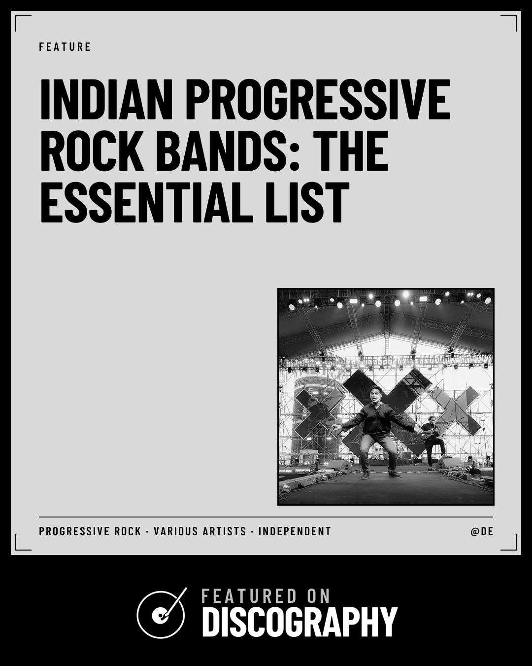 Indian Progressive Rock Bands: The Essential List, featured on Discography