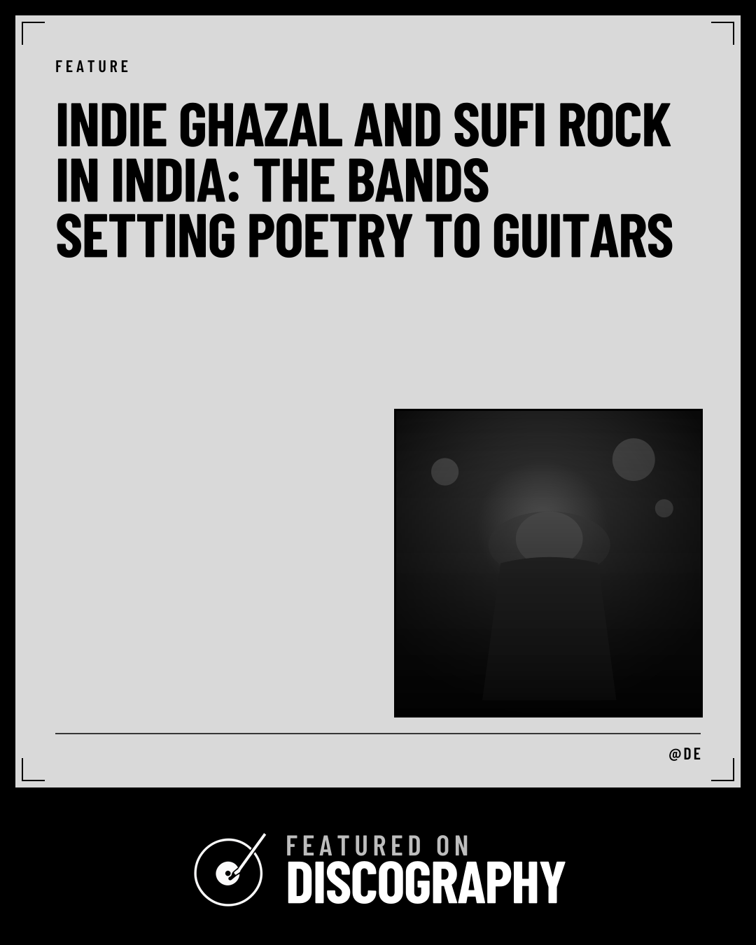 Indie Ghazal and Sufi Rock in India: The Bands Setting Poetry to Guitars, featured on Discography