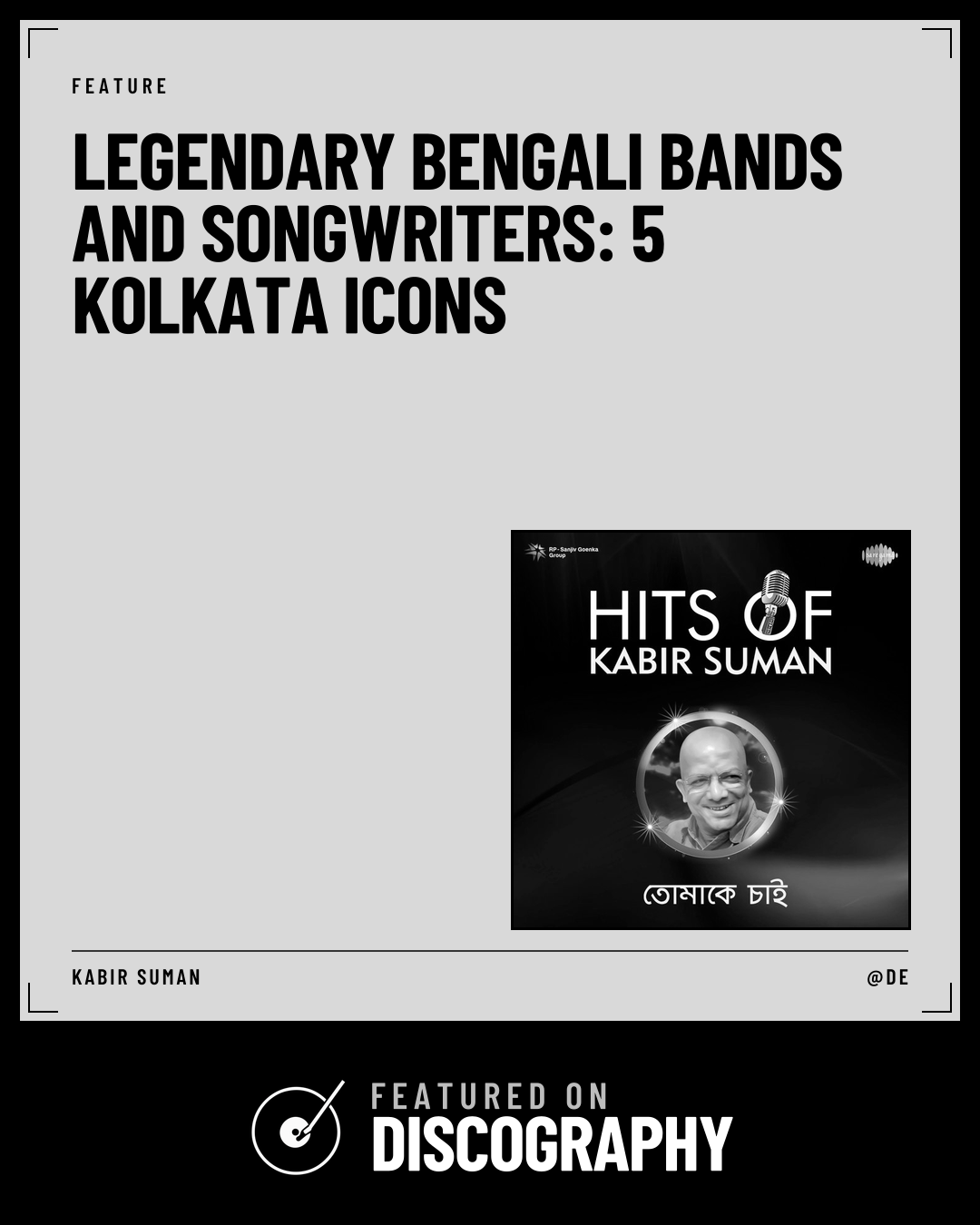 Legendary Bengali Bands and Songwriters: 5 Kolkata Icons, featured on Discography
