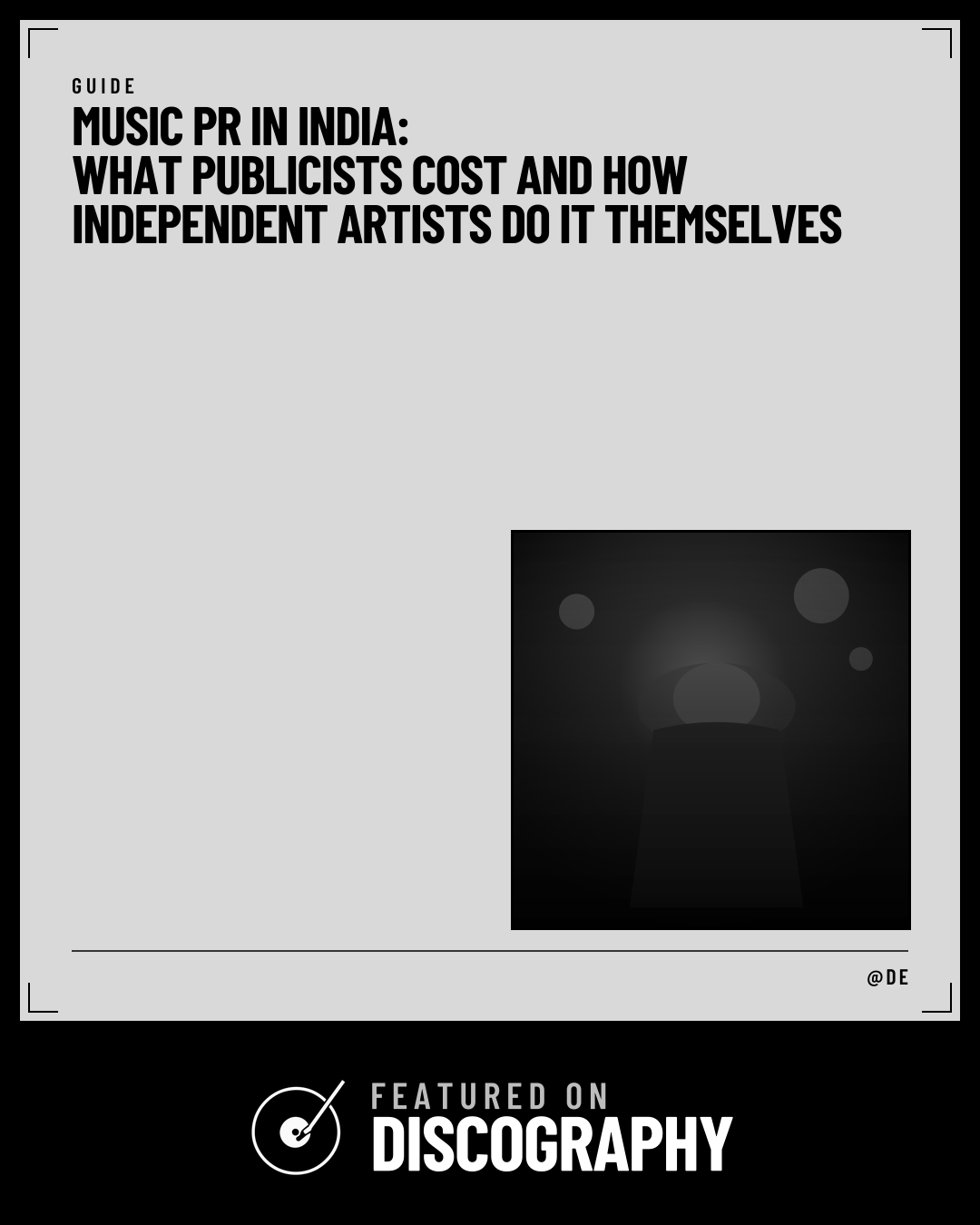 Music PR in India: What Publicists Cost and How Independent Artists Do It Themselves, featured on Discography