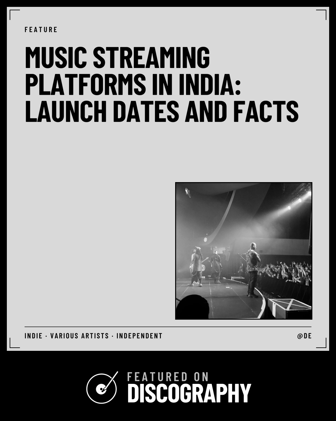 Music Streaming Platforms in India: Launch Dates and Facts, featured on Discography