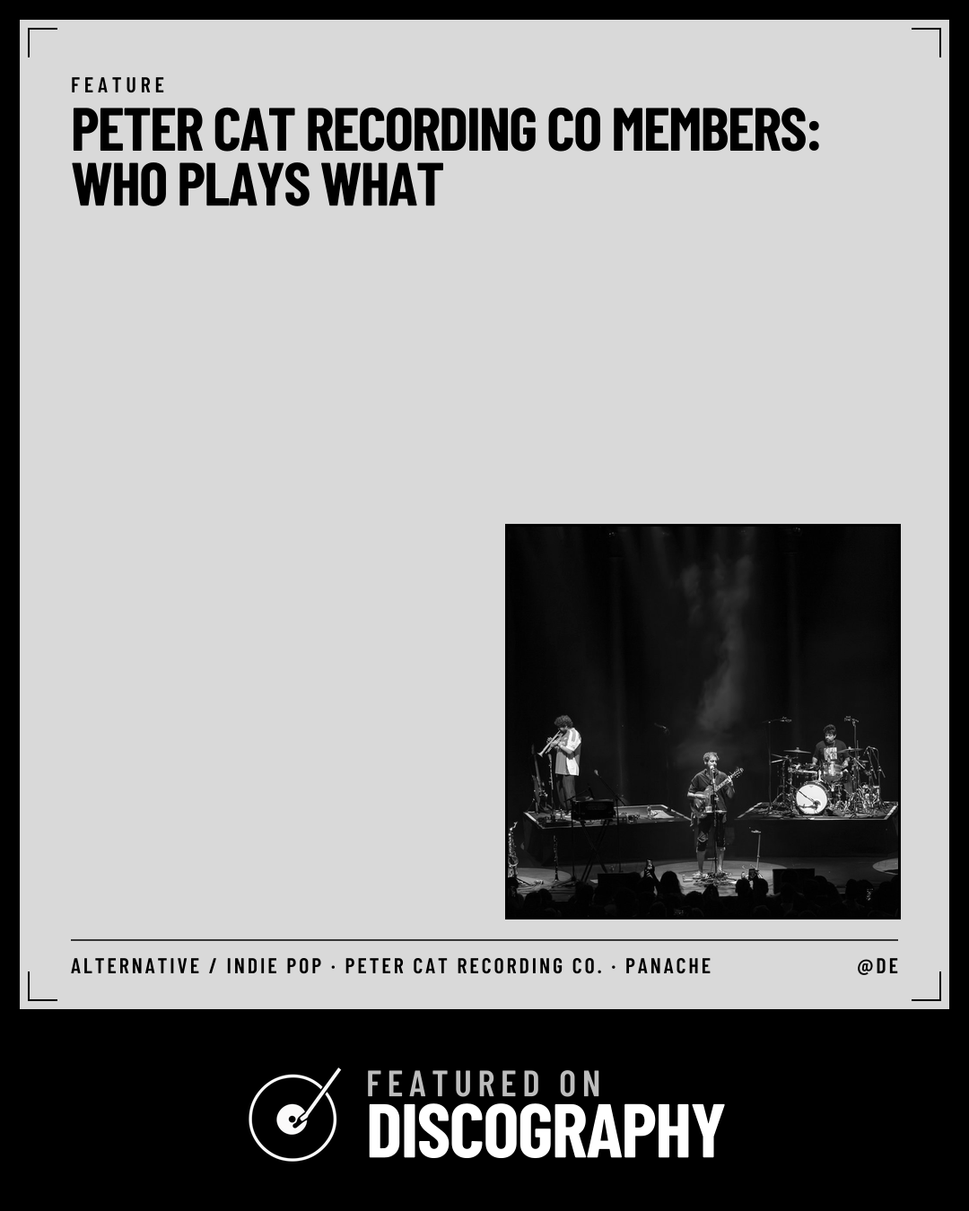 Peter Cat Recording Co Members: Who Plays What, featured on Discography