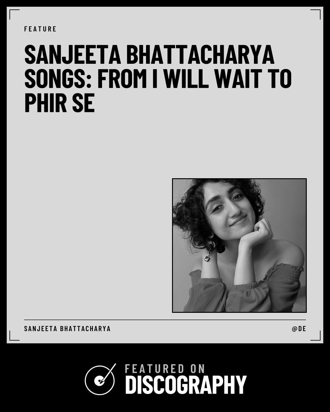 Sanjeeta Bhattacharya Songs: From I Will Wait to Phir Se, featured on Discography