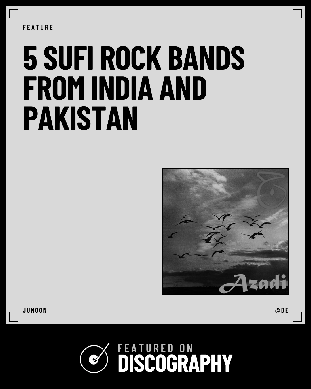 5 Sufi Rock Bands from India and Pakistan, featured on Discography