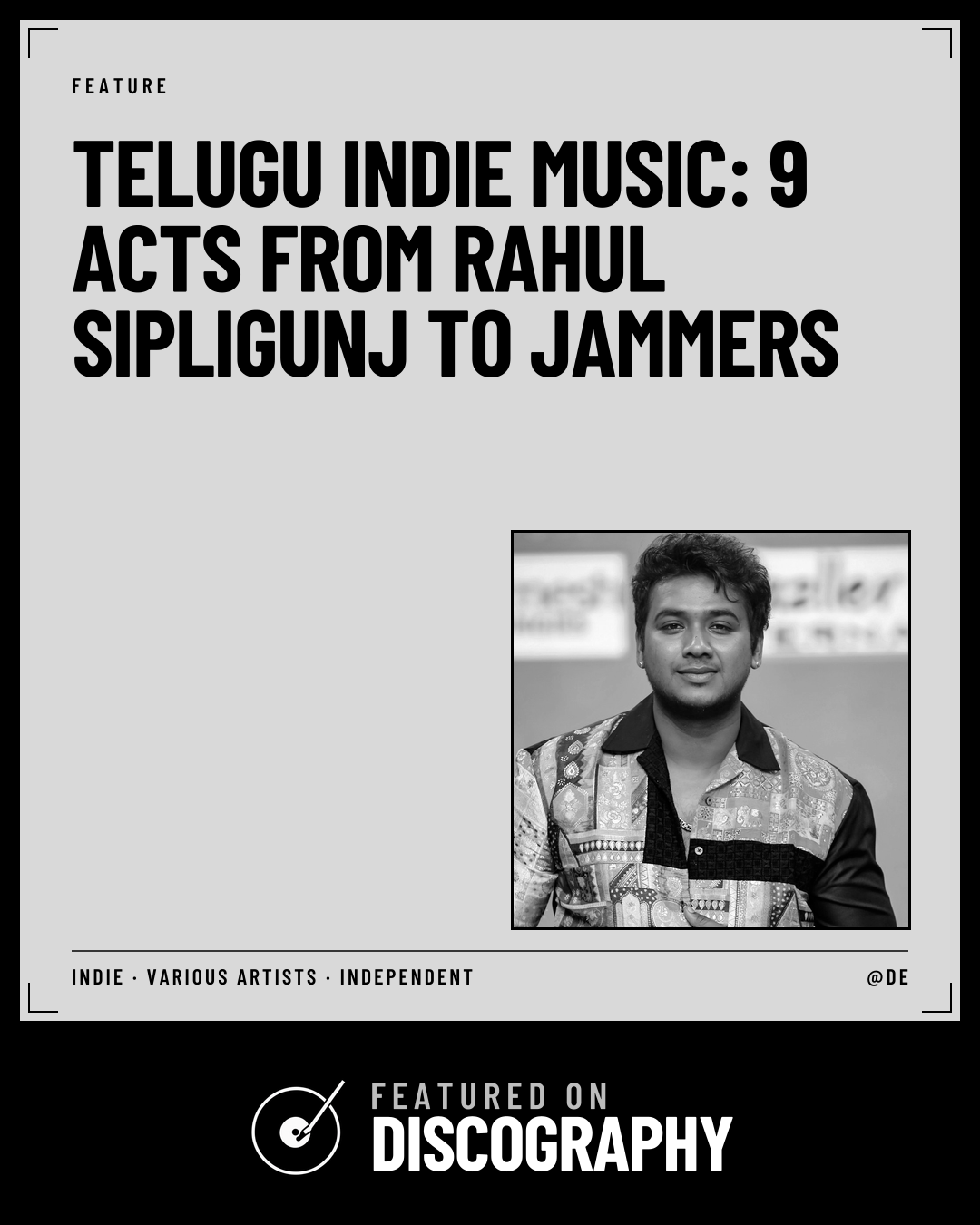 Telugu Indie Music: 9 Acts From Rahul Sipligunj to Jammers, featured on Discography